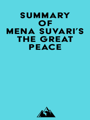 cover image of Summary of Mena Suvari's the Great Peace